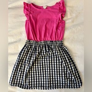 Crewcuts girls mixed media dress